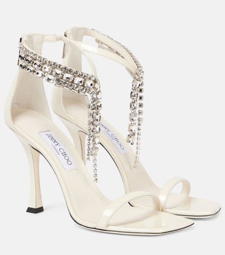 Verity 100 embellished leather sandals - Jimmy Choo - Modalova