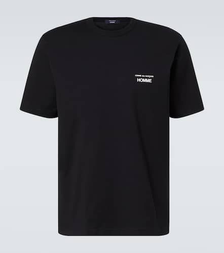 Comme des Garçons T-shirt in jersey di cotone con logo - Comme des Garcons Homme - Modalova