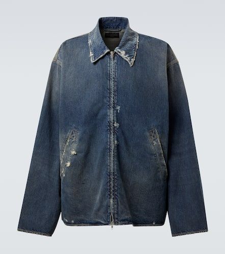 Giacca di jeans distressed - Balenciaga - Modalova