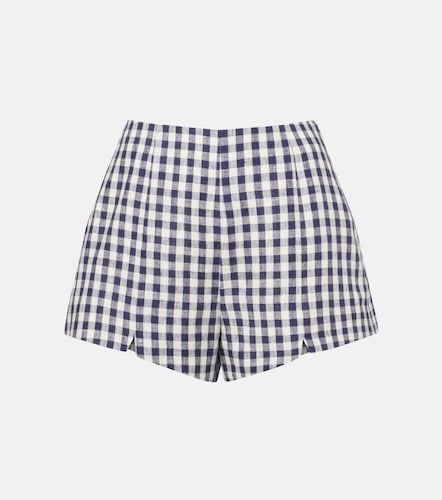 Posse Sadie gingham linen shorts - Posse - Modalova