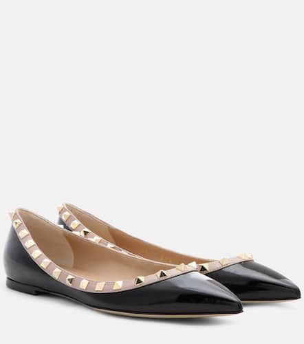 Rockstud patent leather ballet flats - Valentino Garavani - Modalova