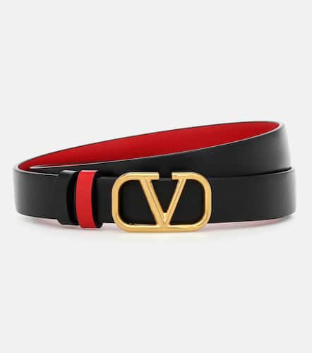 Cinturón reversible VLogo Signature 20 de piel - Valentino Garavani - Modalova