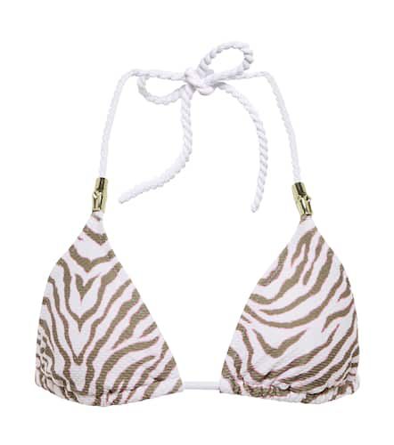 Ibiza zebra-print bikini top - Heidi Klein - Modalova