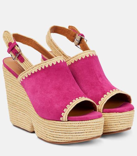 Sandali con zeppa Damya in suede - Clergerie - Modalova