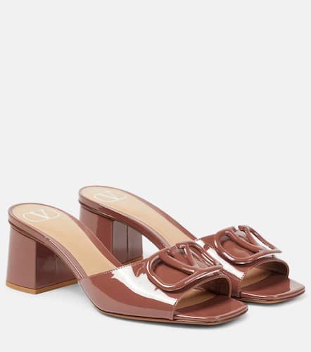 VLogo Signature patent leather mules - Valentino Garavani - Modalova