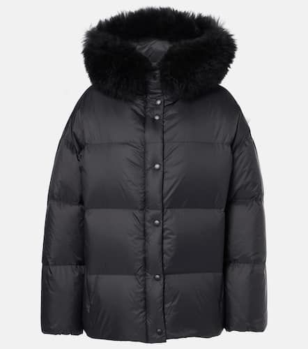 Shearling-trimmed down jacket - Yves Salomon - Modalova