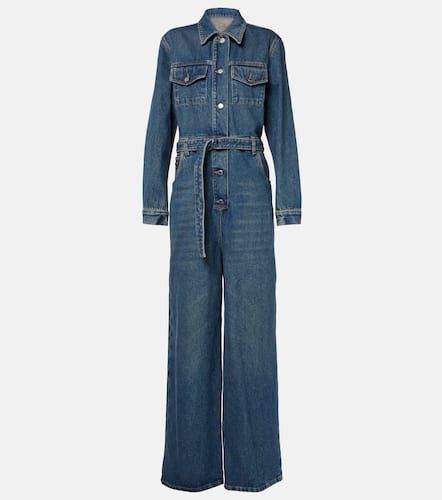 Prada Belted denim jumpsuit - Prada - Modalova