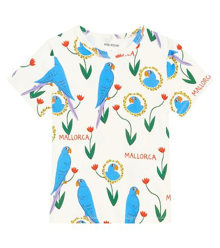 T-shirt Parrots in jersey di cotone - Mini Rodini - Modalova
