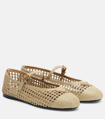 Prada Crochet Mary Jane flats - Prada - Modalova