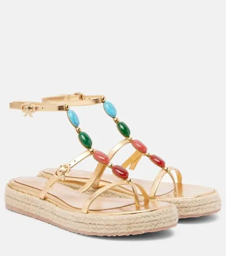 Shanti leather espadrille sandals - Gianvito Rossi - Modalova