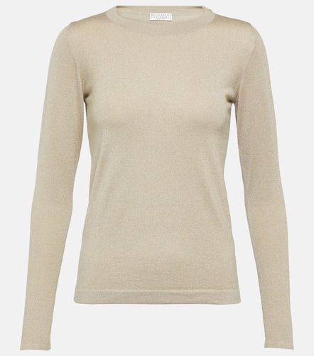 Cashmere and silk-blend sweater - Brunello Cucinelli - Modalova