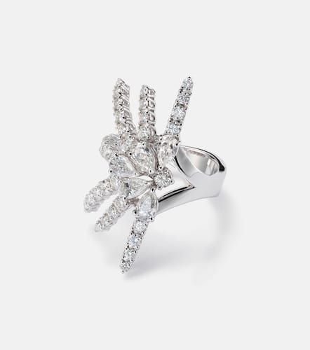 Y-Not 18kt white gold ring with diamonds - Yeprem - Modalova