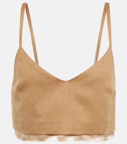 Miu Miu Camisole in cammello - Miu Miu - Modalova