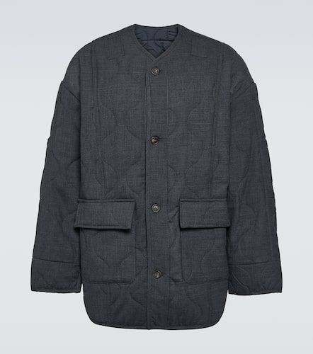 Ted quilted wool-blend jacket - The Frankie Shop - Modalova
