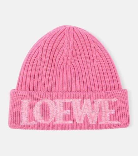 Loewe Gorro de lana con logo - Loewe - Modalova