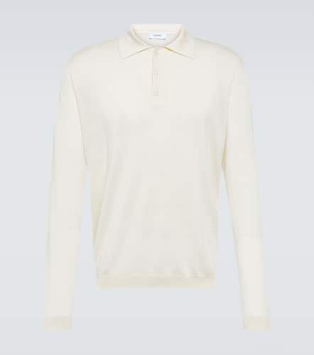 Wool, silk, and cashmere polo sweater - Lardini - Modalova