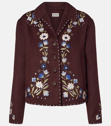 Jude embroidered wool-blend jacket - Rixo - Modalova