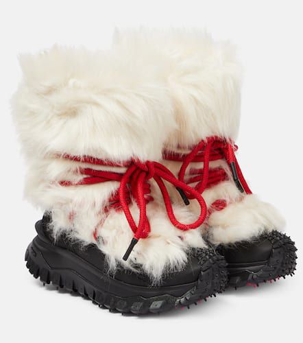 Trailgrip AprÃ¨s faux fur-trimmed snow boots - Moncler Grenoble - Modalova