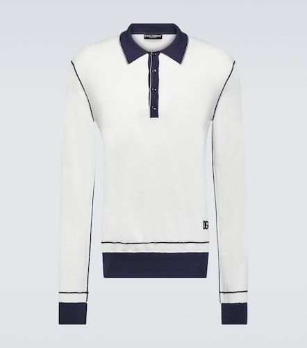 Dolce&Gabbana Pullover polo in seta - Dolce&Gabbana - Modalova