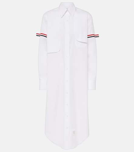 Robe chemise RWB Stripe en coton - Thom Browne - Modalova