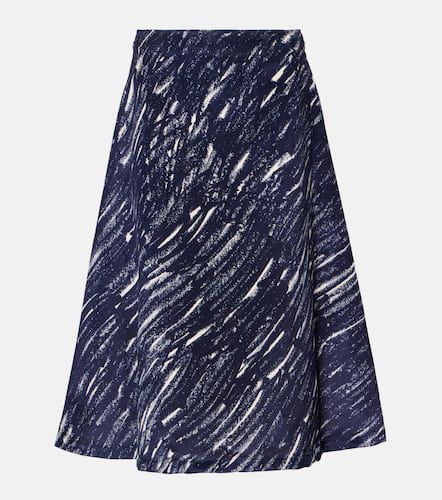 Marni Falda midi de denim estampada - Marni - Modalova