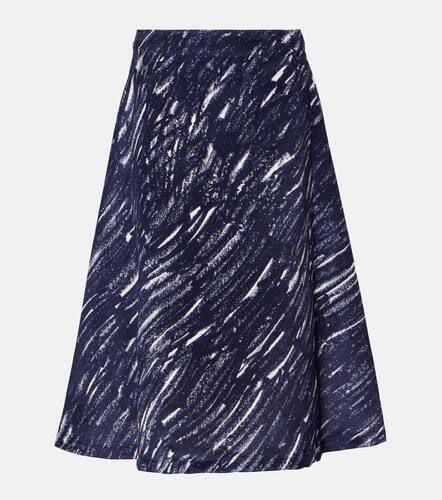 Marni Falda midi de denim estampada - Marni - Modalova