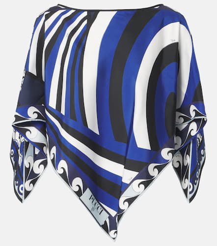 Pucci Iride Festa silk twill cape - Pucci - Modalova