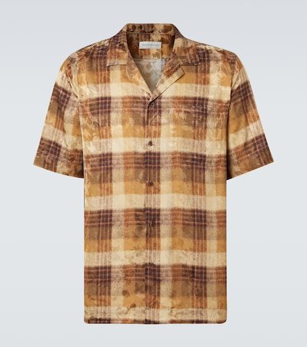 Checked jacquard bowling shirt - Dries Van Noten - Modalova