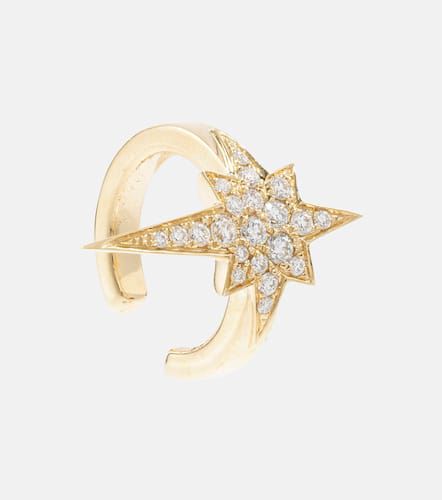 Einzelner Ear Cuff North Star aus 14kt Gelbgold mit Diamanten - Robinson Pelham - Modalova