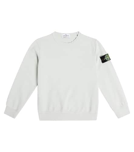 Compass cotton sweatshirt - Stone Island Junior - Modalova