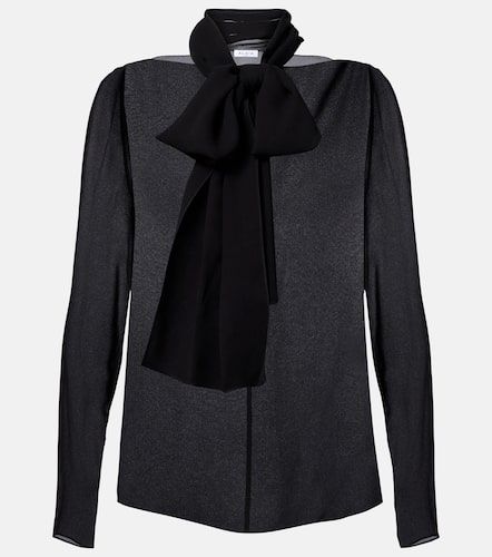 Alaïa Blusa trasnparente con lazada - Alaia - Modalova