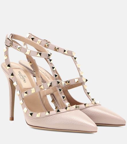 Pumps slingback Rockstud in pelle - Valentino Garavani - Modalova