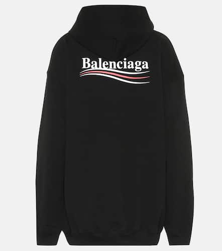 Balenciaga Logo cotton hoodie - Balenciaga - Modalova