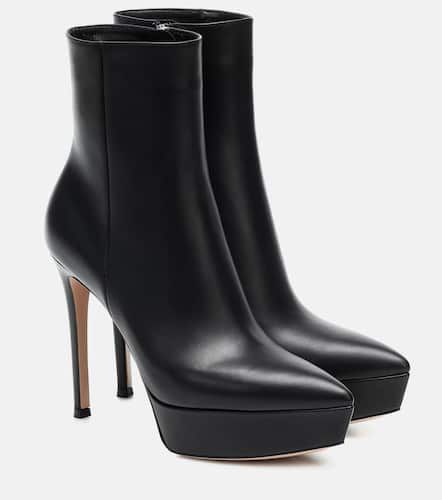 Ankle Boots Dasha aus Leder - Gianvito Rossi - Modalova