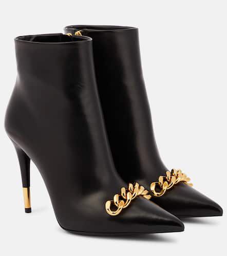 Tom Ford Chain leather ankle boots - Tom Ford - Modalova