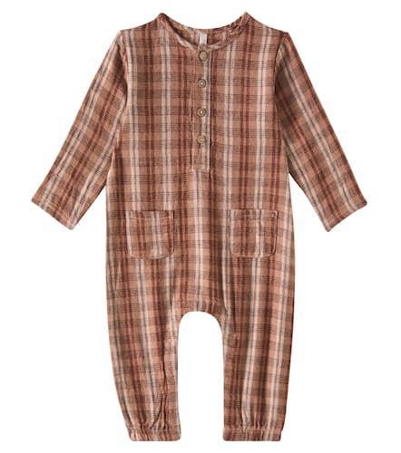 Baby - Jumpsuit in misto lino a quadri - Rylee + Cru - Modalova