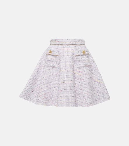High-rise cotton-blend tweed miniskirt - Nina Ricci - Modalova