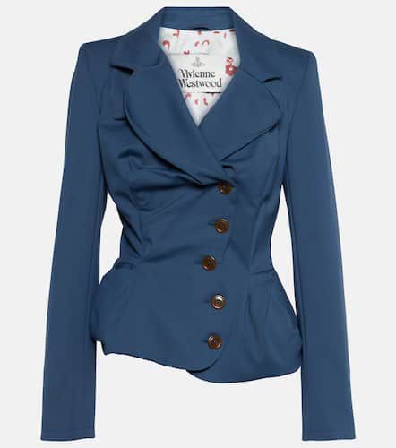 Tailored asymmetric cotton-blend blazer - Vivienne Westwood - Modalova