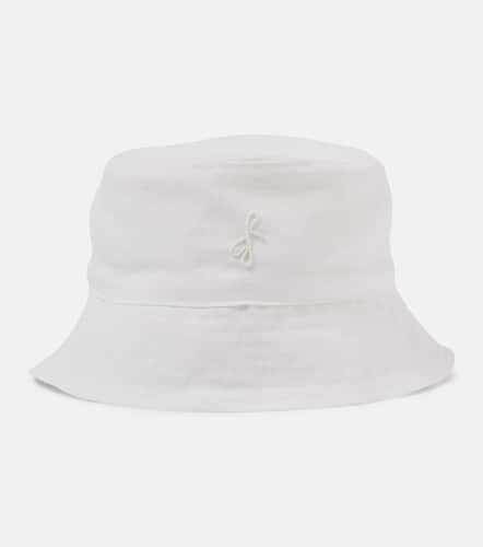 Monogram linen bucket hat - Ruslan Baginskiy - Modalova