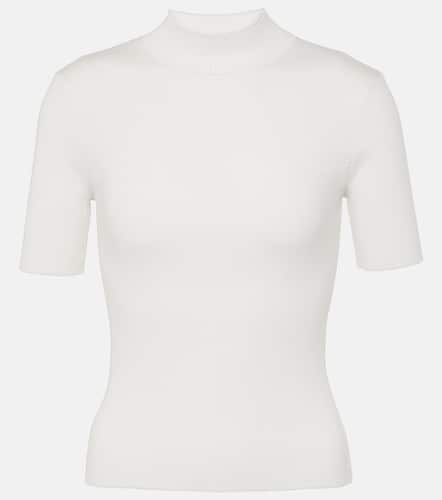 Top de cuello alto de mezcla de seda - Oscar de la Renta - Modalova