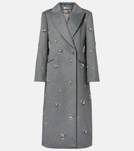 Gianni embellished wool-blend coat - Simkhai - Modalova