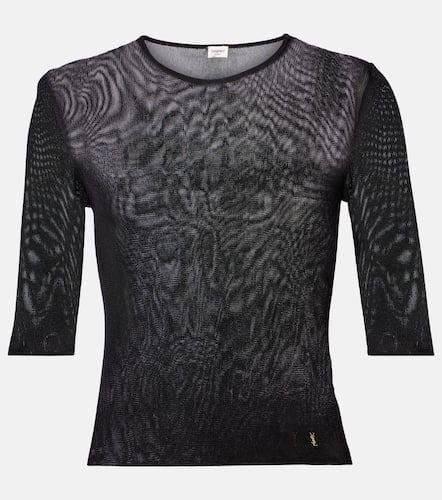 Saint Laurent Top aus Strick - Saint Laurent - Modalova