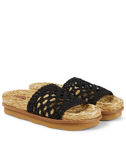 ChloÃ© Wavy woven slides - Chloe - Modalova