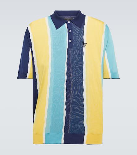 Prada Silk jacquard polo shirt - Prada - Modalova