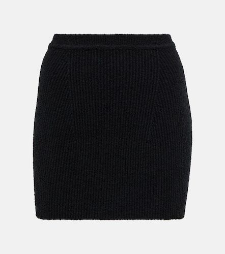 Ribbed cotton-blend miniskirt - Wardrobe.NYC - Modalova