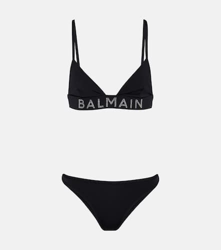 Balmain Bikini con logo - Balmain - Modalova