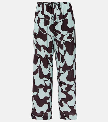 Bedruckte Palazzo-Hose aus Crêpe - Dries Van Noten - Modalova