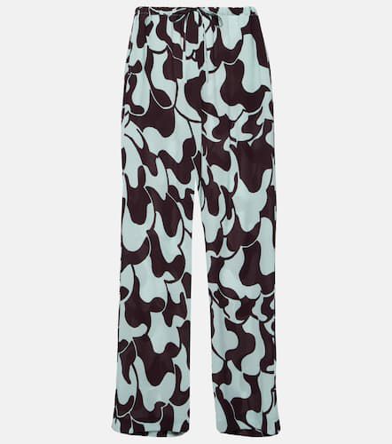 Bedruckte Palazzo-Hose aus Crêpe - Dries Van Noten - Modalova