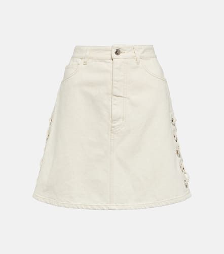 ChloÃ© High-rise cotton and linen skirt - Chloe - Modalova