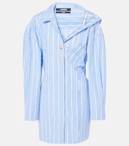 Striped cotton shirt dress - Jacquemus - Modalova